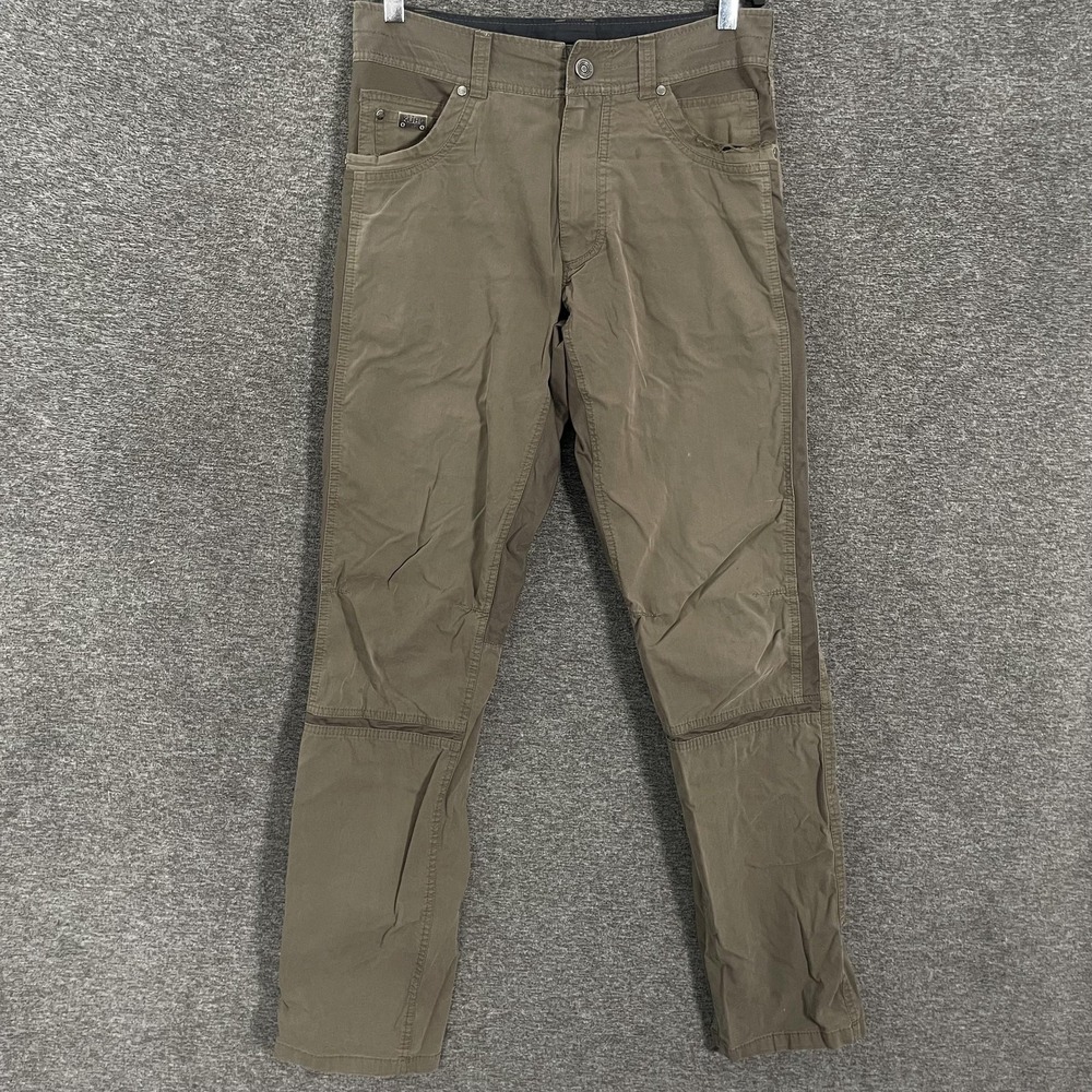 Kuhl Radikl Pants Mens 30x34 Green Cargo Hiking Outdoor Stretch Workwear Trail